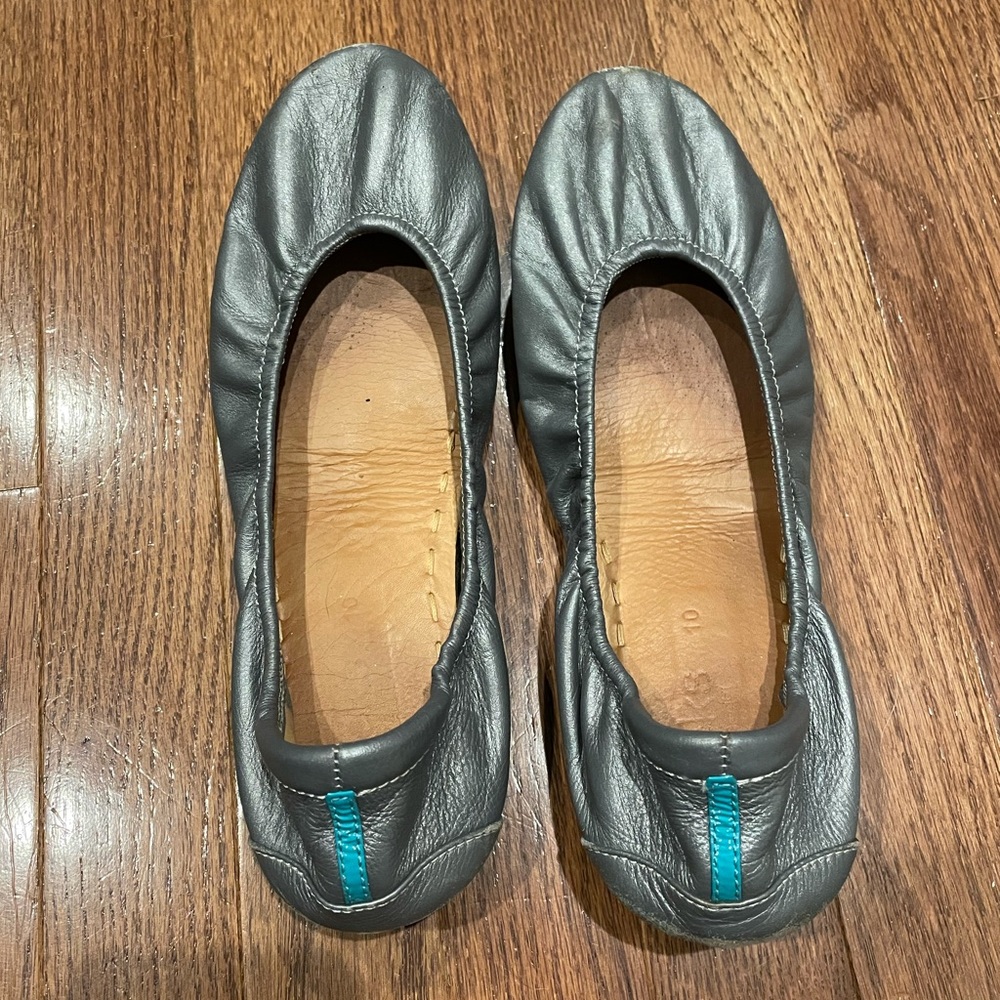 Tieks Pewter Ballet Flats